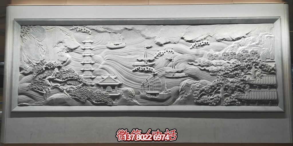 古韵山海景，帆影塔光共逸兴