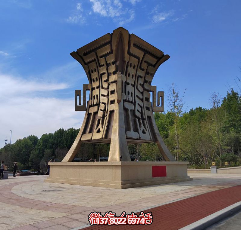 不锈钢景观鼎雕塑 不锈钢景观鼎雕塑