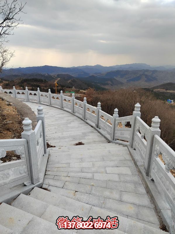 花岗岩石雕栏杆栏板