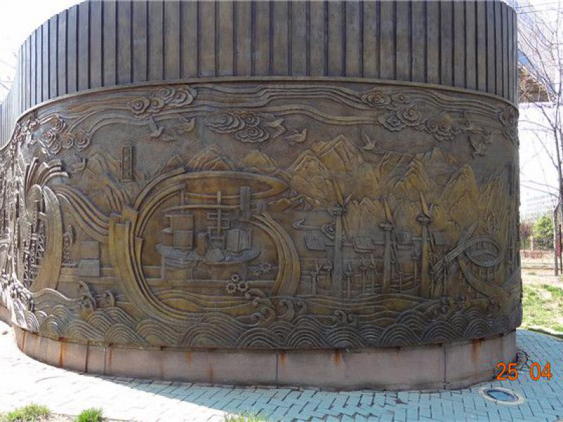 历史文化铜浮雕墙 历史文化铜浮雕墙